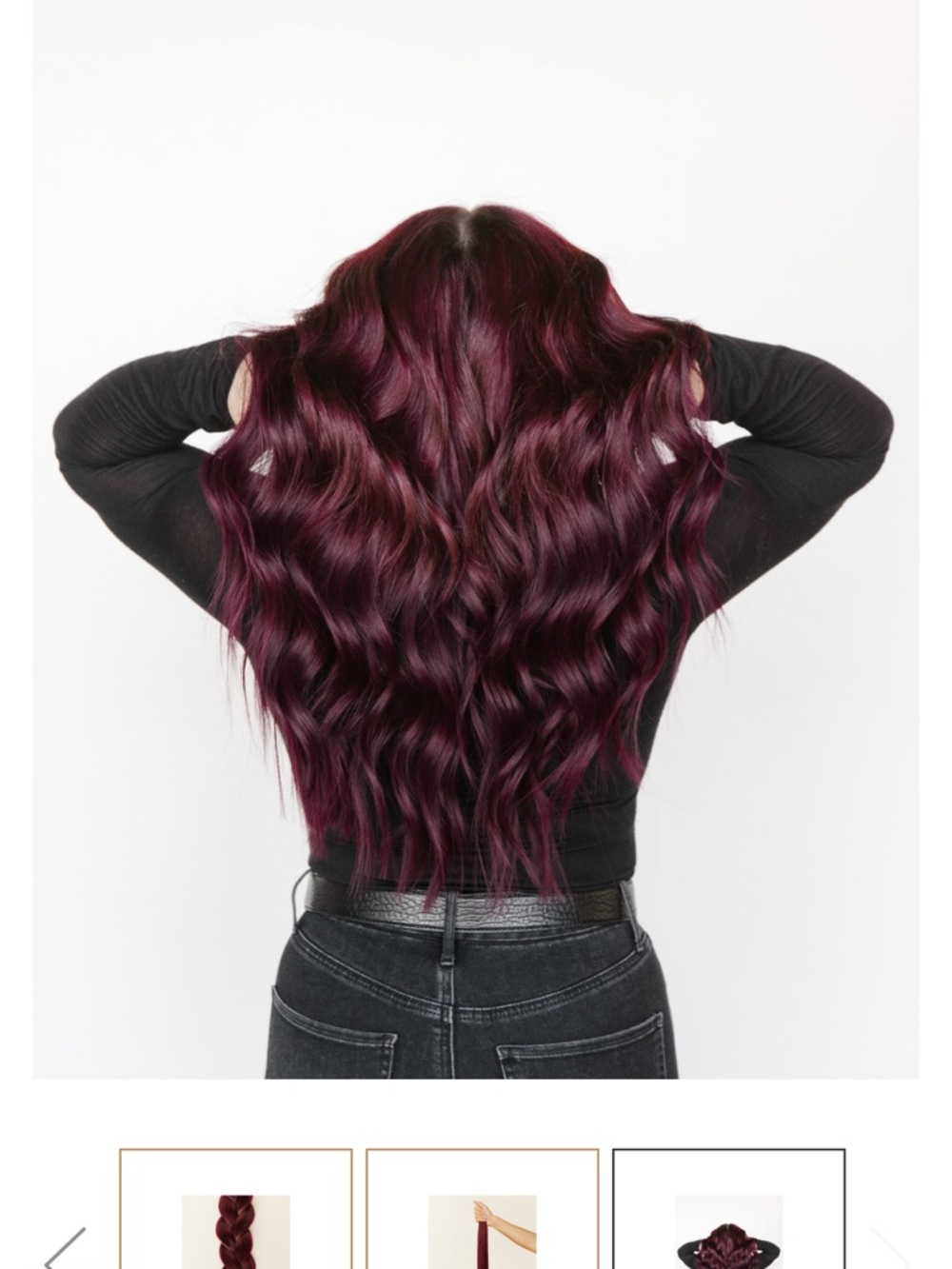 JX Styles J Tied Wefts - Red Wine - The Breka